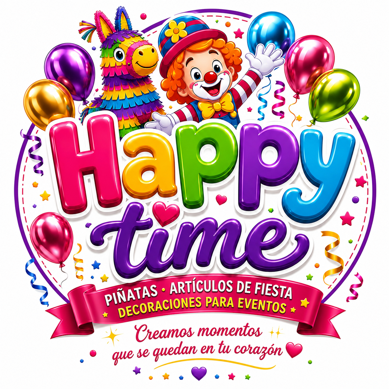 HAPPY TIME - DECORACIONES PARA EVENTOS EN RIOBAMBA Decoraciones Riobamba, globos Riobamba, globos en helio Riobamba, Decoraciones para eventos Riobamba, Girnaldas Riobamba, Piñatas Riobamba, Rotulos de bienvenida para eventos Riobamba. Tarjetas de invitación Riobamba, de todo para bauticos Riobamba, Quinceaños Riobamba, Primera Comunión Riobamba,